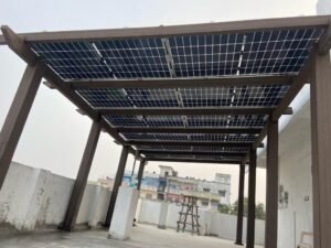 Atrium Dark Brown with bifacial panels