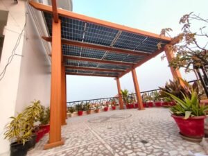 Atrium - Wooden Pergola